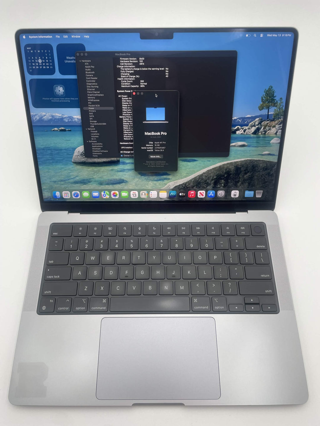 2021 Apple MacBook Pro 14" (M1 Pro, 512 GB SSD) - B Grade (Minimal KB wear)