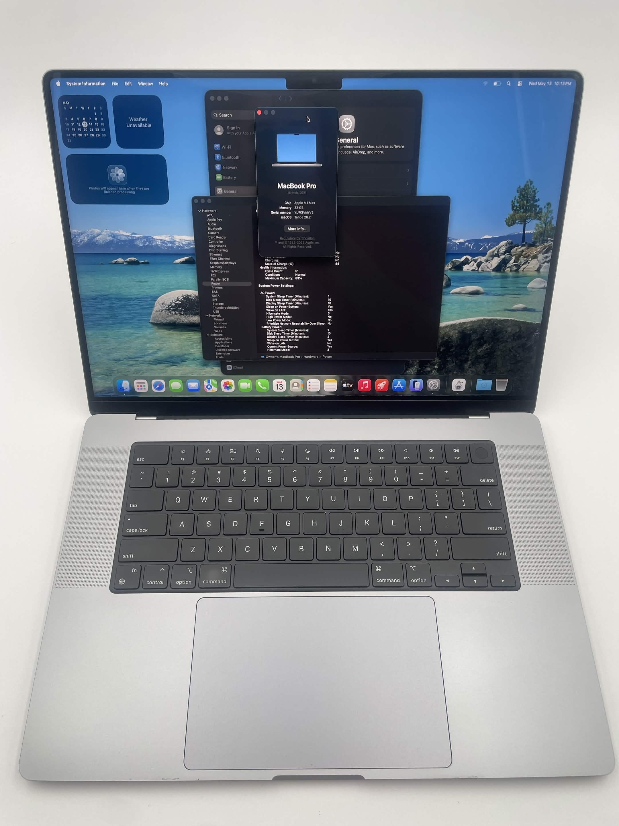 2021 Apple MacBook Pro 16" (M1 Max, 1 TB SSD) - B Grade (Minimal KB wear)